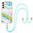 Silicone Candy Rubber Gel Fashionable Pattern Soft Case Cover Y21B for Samsung Galaxy S21 Plus 5G