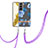 Silicone Candy Rubber Gel Fashionable Pattern Soft Case Cover Y22B for Samsung Galaxy S22 5G Blue