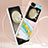 Silicone Candy Rubber Gel Fashionable Pattern Soft Case Cover YB1 for Samsung Galaxy Z Flip5 5G