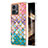 Silicone Candy Rubber Gel Fashionable Pattern Soft Case Cover YB3 for Motorola Moto G84 5G Colorful