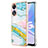 Silicone Candy Rubber Gel Fashionable Pattern Soft Case Cover YB5 for Oppo A78 5G Colorful