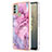 Silicone Candy Rubber Gel Fashionable Pattern Soft Case Cover YB7 for Nokia C31 Clove Purple
