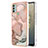 Silicone Candy Rubber Gel Fashionable Pattern Soft Case Cover YB7 for Nokia C31 Pink