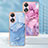 Silicone Candy Rubber Gel Fashionable Pattern Soft Case Cover YB7 for Oppo A78 5G