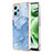 Silicone Candy Rubber Gel Fashionable Pattern Soft Case Cover YB7 for Xiaomi Poco X5 5G Blue