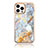 Silicone Candy Rubber Gel Fashionable Pattern Soft Case Cover YJ1 for Apple iPhone 13 Pro Gray