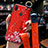 Silicone Candy Rubber Gel Flowers Soft Case Cover for Huawei P Smart Z Red