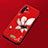 Silicone Candy Rubber Gel Flowers Soft Case Cover for Huawei P30 Pro Red
