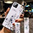 Silicone Candy Rubber Gel Flowers Soft Case Cover for Oppo A72 5G White