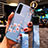 Silicone Candy Rubber Gel Flowers Soft Case Cover for Oppo Find X2 Sky Blue