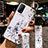Silicone Candy Rubber Gel Flowers Soft Case Cover for Oppo Reno5 5G White