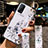 Silicone Candy Rubber Gel Flowers Soft Case Cover for Oppo Reno5 Pro 5G White