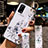 Silicone Candy Rubber Gel Flowers Soft Case Cover for Realme X7 5G White