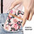 Silicone Candy Rubber Gel Flowers Soft Case Cover for Samsung Galaxy S21 5G