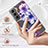 Silicone Candy Rubber Gel Flowers Soft Case Cover for Samsung Galaxy S21 5G