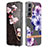 Silicone Candy Rubber Gel Flowers Soft Case Cover for Samsung Galaxy S21 Plus 5G Mixed