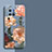Silicone Candy Rubber Gel Flowers Soft Case Cover for Vivo X80 Pro 5G Mixed