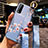 Silicone Candy Rubber Gel Flowers Soft Case Cover for Vivo Y11s Mint Blue