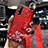 Silicone Candy Rubber Gel Flowers Soft Case Cover for Vivo Y11s Red