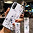 Silicone Candy Rubber Gel Flowers Soft Case Cover for Vivo Y11s White