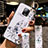 Silicone Candy Rubber Gel Flowers Soft Case Cover for Xiaomi Redmi 10X 5G White