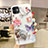 Silicone Candy Rubber Gel Flowers Soft Case Cover H06 for Apple iPhone 11