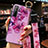 Silicone Candy Rubber Gel Flowers Soft Case Cover K01 for Huawei Nova 7 SE 5G