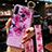 Silicone Candy Rubber Gel Flowers Soft Case Cover K02 for Huawei Honor 20i