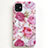 Silicone Candy Rubber Gel Flowers Soft Case Cover S01 for Apple iPhone 11