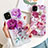 Silicone Candy Rubber Gel Flowers Soft Case Cover S01 for Apple iPhone 11