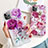 Silicone Candy Rubber Gel Flowers Soft Case Cover S01 for Apple iPhone 11 Pro Max