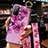 Silicone Candy Rubber Gel Flowers Soft Case Cover S01 for Huawei Honor 30S
