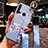Silicone Candy Rubber Gel Flowers Soft Case Cover S01 for Huawei P20 Lite (2019) Sky Blue