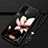Silicone Candy Rubber Gel Flowers Soft Case Cover S01 for Vivo X50 Pro 5G Brown