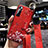 Silicone Candy Rubber Gel Flowers Soft Case Cover S01 for Xiaomi Mi 10 Ultra Red