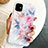 Silicone Candy Rubber Gel Flowers Soft Case Cover S02 for Apple iPhone 11 Pink