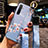 Silicone Candy Rubber Gel Flowers Soft Case Cover S02 for Realme XT Sky Blue