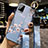 Silicone Candy Rubber Gel Flowers Soft Case Cover S02 for Vivo V20 Pro 5G Mint Blue