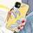Silicone Candy Rubber Gel Flowers Soft Case Cover S03 for Apple iPhone 11 Yellow