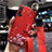 Silicone Candy Rubber Gel Flowers Soft Case Cover S03 for Huawei Nova 5 Pro Red