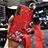 Silicone Candy Rubber Gel Flowers Soft Case Cover S03 for Huawei Nova 5 Red