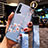 Silicone Candy Rubber Gel Flowers Soft Case Cover S03 for Huawei Nova 5 Sky Blue