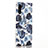 Silicone Candy Rubber Gel Flowers Soft Case Cover S03 for Samsung Galaxy Note 10 5G Blue