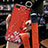 Silicone Candy Rubber Gel Flowers Soft Case Cover S04 for Oppo R15X Red