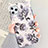 Silicone Candy Rubber Gel Flowers Soft Case Cover S07 for Apple iPhone 11 Pro Max Gray