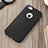 Silicone Candy Rubber Gel Soft Cover With Hole for Apple iPhone 5S Black