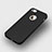 Silicone Candy Rubber Gel Soft Cover With Hole for Apple iPhone SE Black