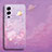 Silicone Candy Rubber Gel Starry Sky Soft Case Cover S01 for Vivo V25 Pro 5G Clove Purple
