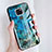 Silicone Candy Rubber Marble Pattern Soft Case for Huawei Mate 20 Blue
