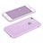 Silicone Candy Rubber Soft Cover With Hole for Apple iPhone 6S Purple